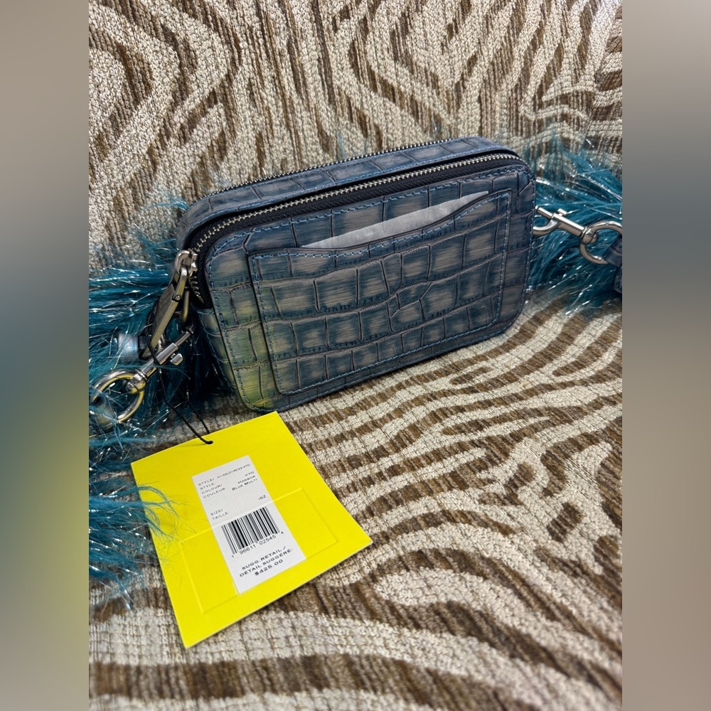 Marc Jacobs “The Croc-Embossed Snapshot” — Blue Ashes - Picture 3 of 4